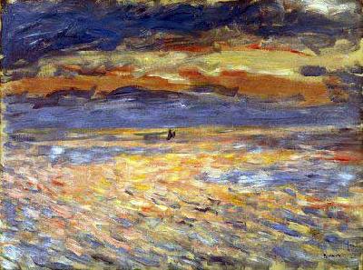Pierre-Auguste Renoir Sunset at Sea oil painting image